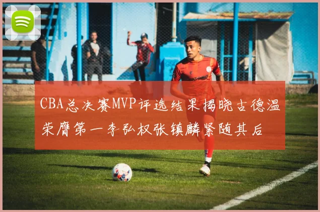 CBA总决赛MVP评选结果揭晓古德温荣膺第一李弘权张镇麟紧随其后
